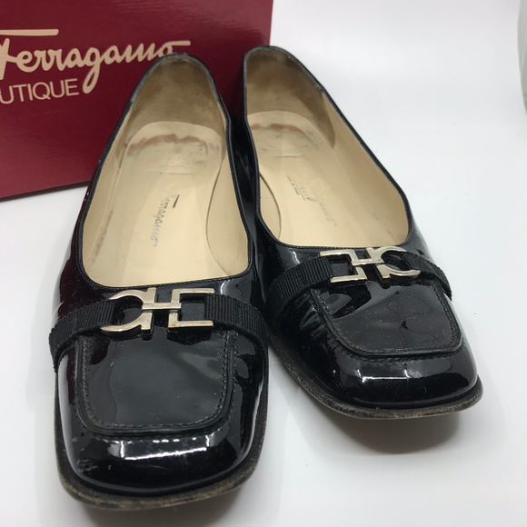 Salvatore Ferragamo Vintage Patent Shoes size 8 - Picture 2 of 8